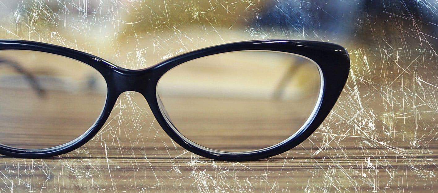 از بین بردن خط و خش روی عینک